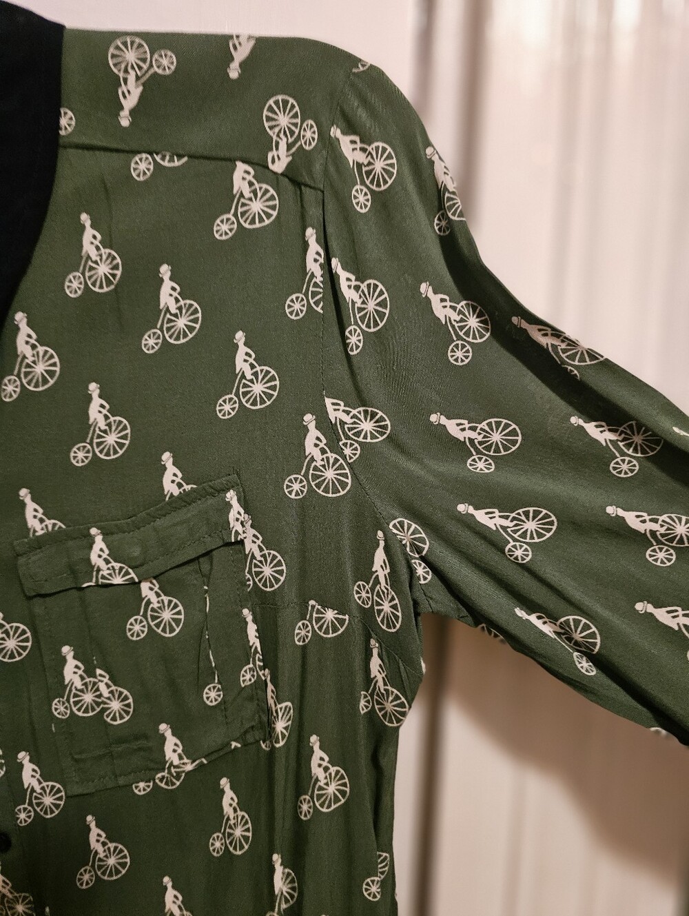 Anthropologie Maeve Green Button Down - Picture 7 of 7